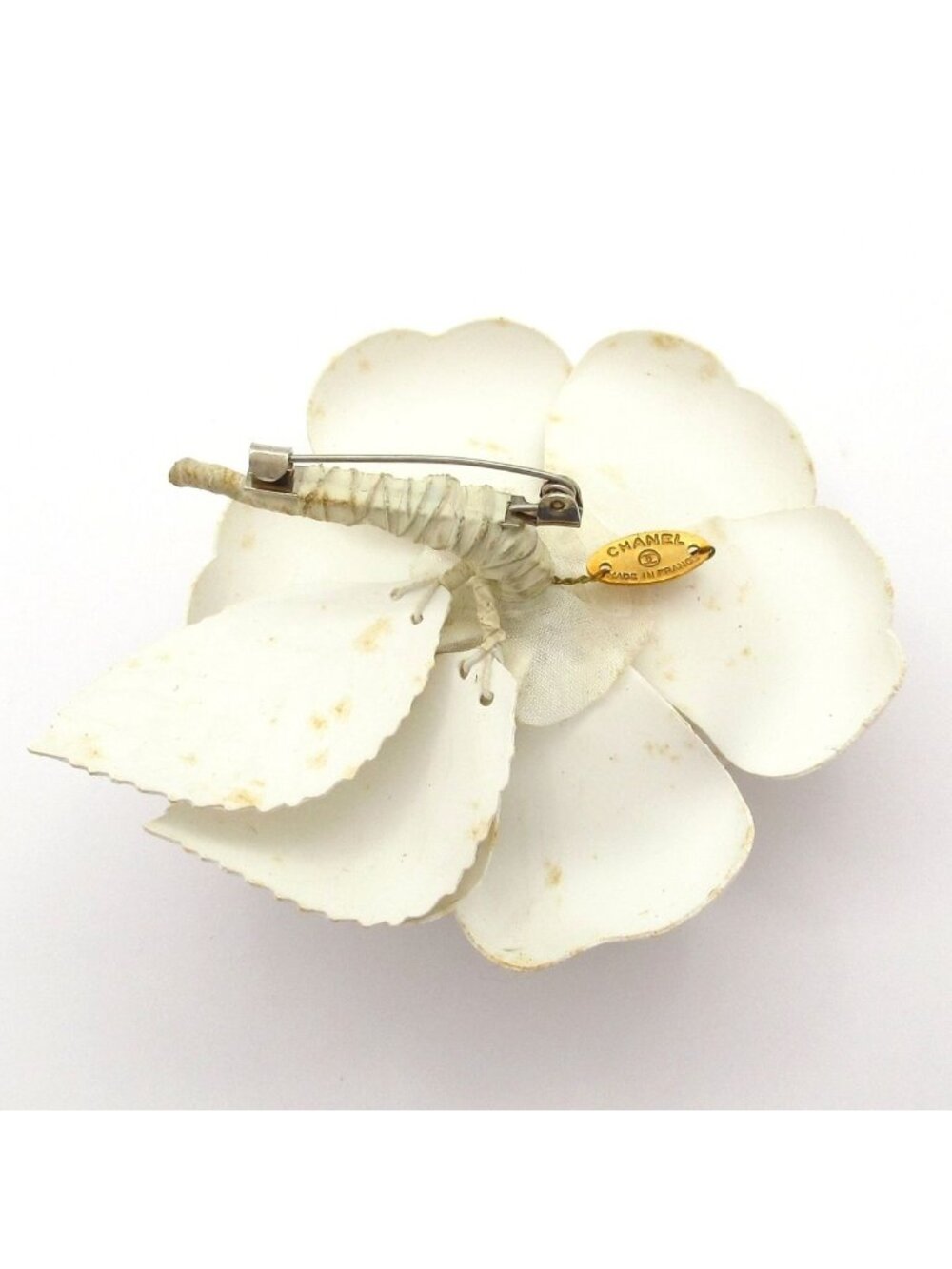 Chanel Corsage Camellia White Brooch - Picture 2 of 4